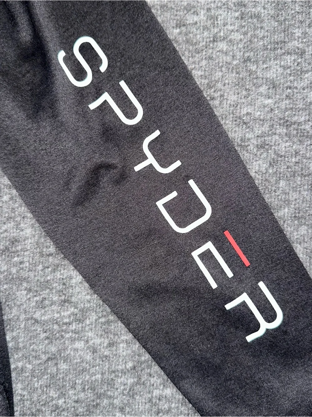Spyder Swim Rash Guard Hoodie UPF 30+ Performance Sun Shirt Black Small - Picture 5 of 8